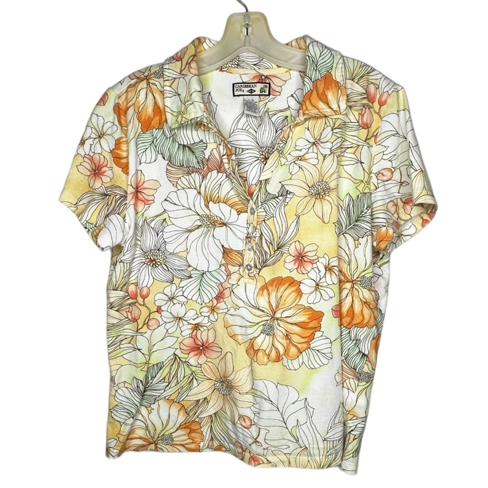 Vintage Caribbean Joe Floral Shirt